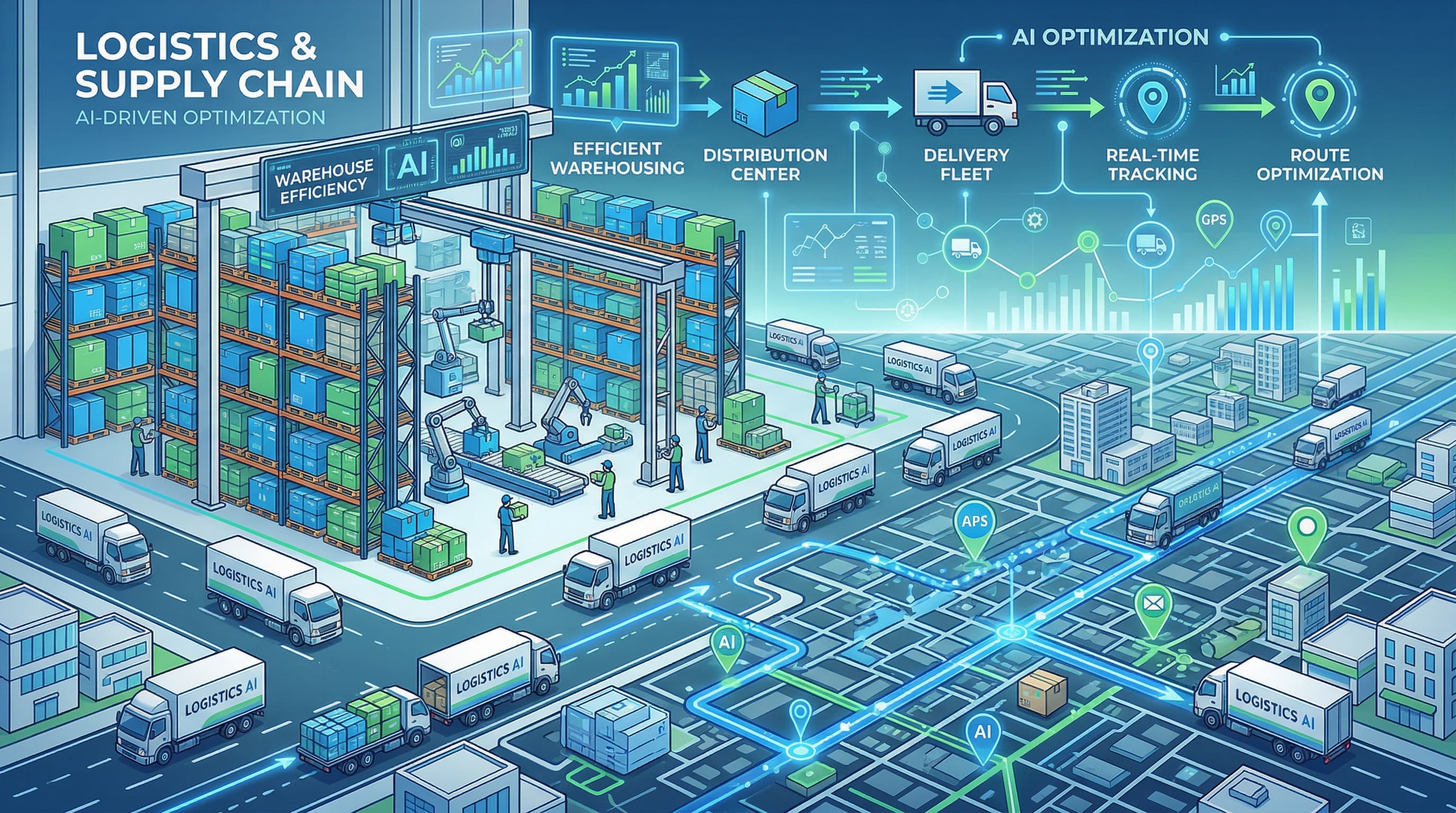 AI Automation for Logistics and Supply Chain: Route Planning, Forecasting, and Operations