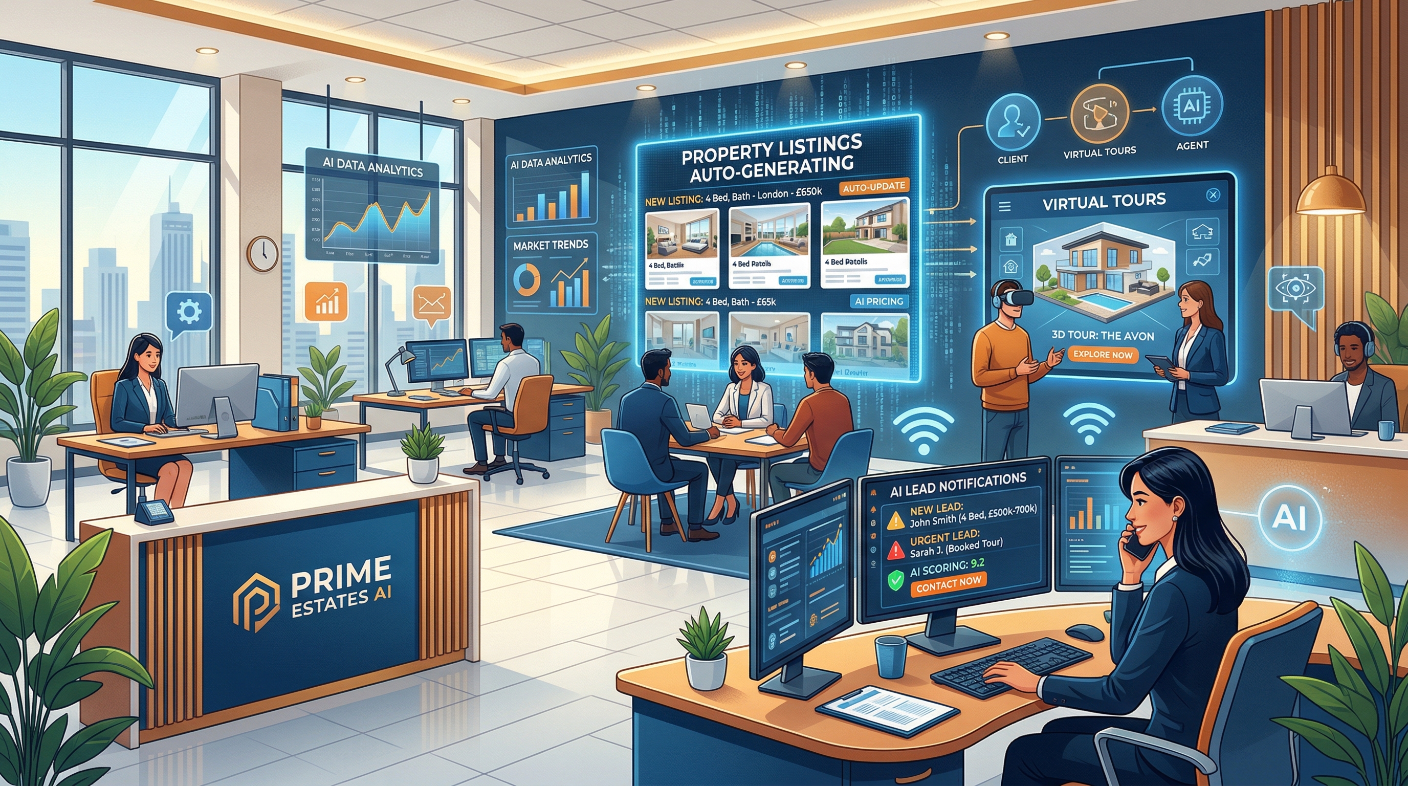 AI Automation for Estate Agents: Saving Hours on Listings, Leads, and Admin